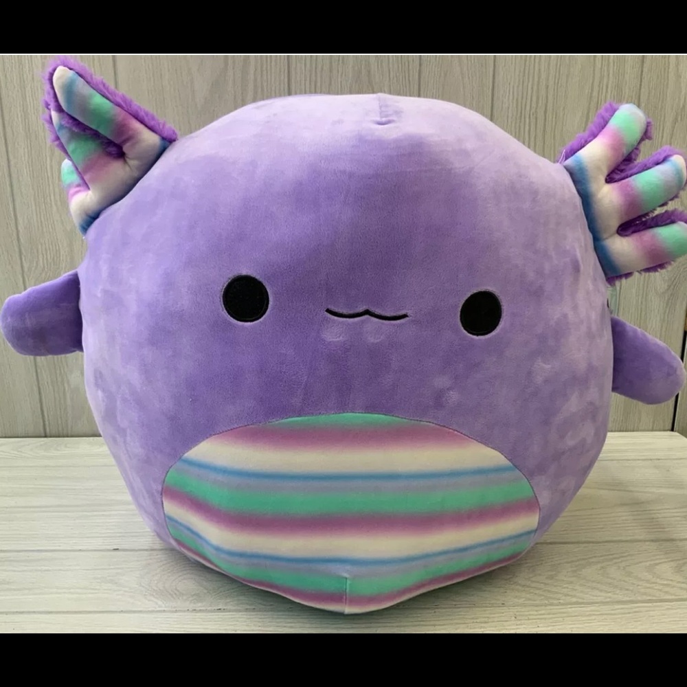 SQUISHMALLOW Monica 20” AXOLOTL KELLYTOY PLUSH NWT